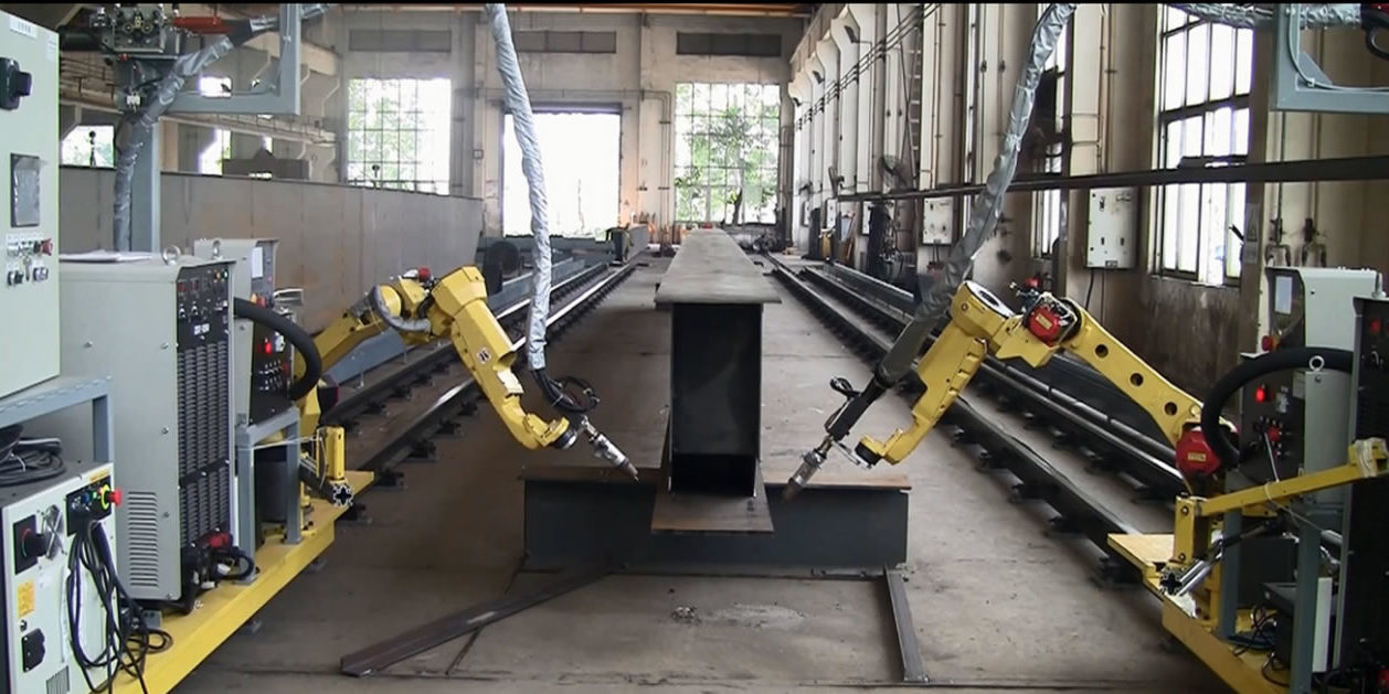 機(jī)器人焊接生產(chǎn)線