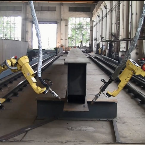 機(jī)器人焊接生產(chǎn)線