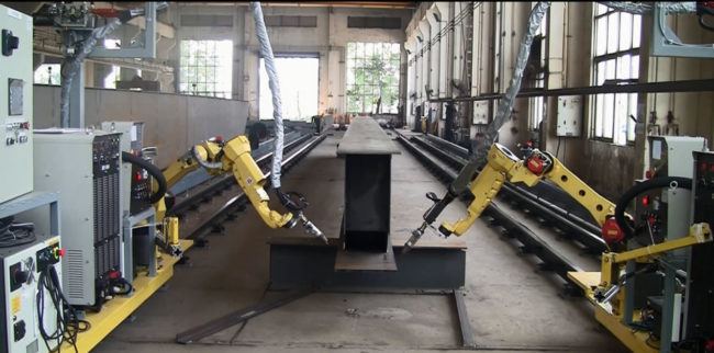 機(jī)器人焊接生產(chǎn)線